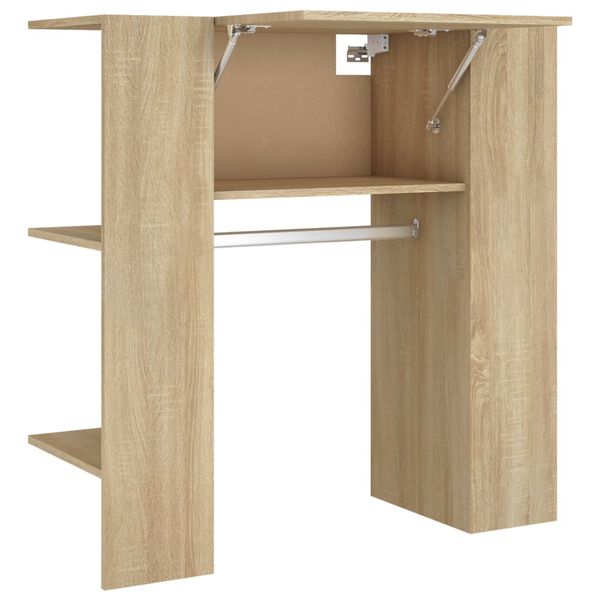 vidaXL Mueble de recibidor madera ingenier&iacute;a roble Sonoma 97,5x37x99cm