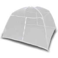 vidaXL Tienda de campaña de fibra de vidrio blanco 200x150x145 cm