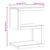 vidaXL Mesa auxiliar de madera maciza de teca 45x30x60 cm