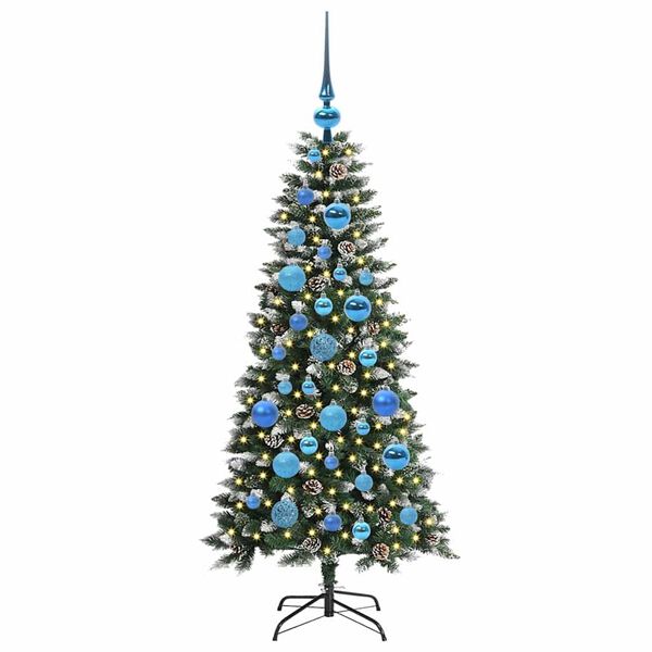 vidaXL Árbol de Navidad artificial con 150 LED Verde 50 x 50 x 120 cm
