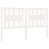 vidaXL Cabecero madera maciza de pino blanco 146x4x100 cm