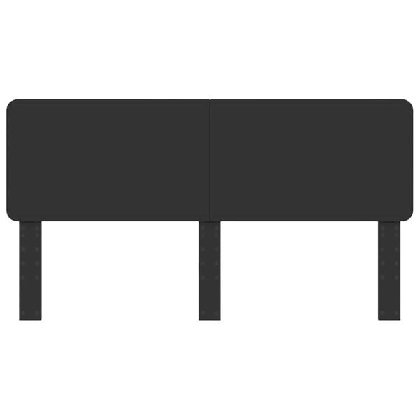 vidaXL Cabecero Roble Negro 200 cm Madera contrachapada