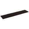 vidaXL Tablero mesa madera tratada borde vivo marrón 220x50x(2-4) cm
