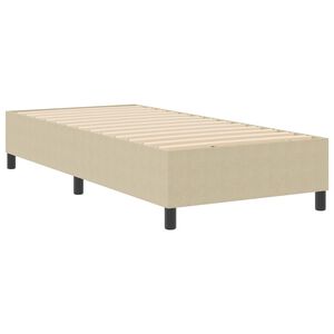 vidaXL Cama tipo Box Spring Verde grisáceo 90 x 190 cm Telas de pana