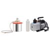 vidaXL C&aacute;mara de vac&iacute;o con bomba de 2 etapas 7,4 L