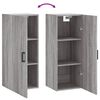 vidaXL Armario de pared gris Sonoma 34,5x34x90 cm