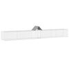 vidaXL Gallinero acero galvanizado 9x1x1,5 m