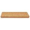 vidaXL Alfombra autoadhesiva escalera sisal 30 uds 65x21x4 cm Orange