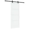 vidaXL Puerta Corredera 83 x 211 cm Madera de ingenier&iacute;a