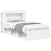 vidaXL Estructura de cama con almacenamiento Blanco 90 x 200 cm