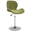 vidaXL Sillas de comedor giratorias 2 unidades terciopelo verde claro
