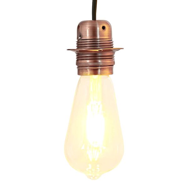 vidaXL Portal&aacute;mparas 2 uds bronce rojo E27