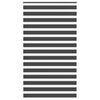 vidaXL Estor cebra negro 130x200 cm tejido ancho 125,9 cm poli&eacute;ster