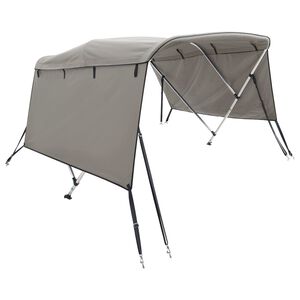 vidaXL Toldo bimini 3 arcos con paredes laterales 183x(137-152)x137 cm