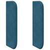 vidaXL Oreja de cabecero Azul 40,5 x 40,5 x 4 cm Terciopelo
