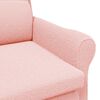 vidaXL sill&oacute;n Rosa 76 x 94 x 102 cm Tela de Sherpa suave
