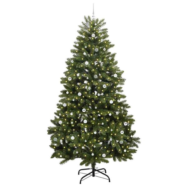 vidaXL &Aacute;rbol de Navidad artificial Verde 300 cm PVC y Metal