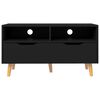 vidaXL Mueble de TV madera de ingeniería negro 90x40x48,5 cm