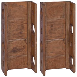 vidaXL Estante Marr&oacute;n 24 x 13 x 54 cm Madera de Caoba S&oacute;lida