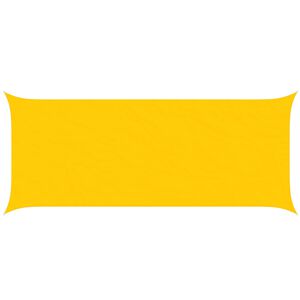 vidaXL Toldo Vela de Sombra Amarillo 6 x 2,5 m 100% Poli&eacute;ster Oxford