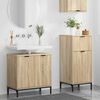 vidaXL Juego de muebles de ba&ntilde;o con caj&oacute;n 2 pcs Roble Sonoma