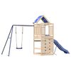 vidaXL Parque infantil de exterior de madera maciza de pino