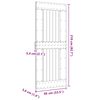 vidaXL Puerta NARVIK Natural 85 x 210 cm Madera de Pino S&oacute;lido