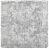 vidaXL Alfombra de pelo largo NAVARRA gris plateado 120x120 cm