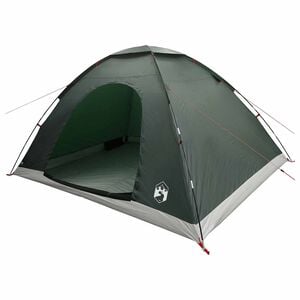 vidaXL Tienda de camping con techo Verde militar 335 x 275 x 180 cm