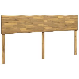 vidaXL Cabecero de borde natural ROSTOCK Blanqueado 200 cm