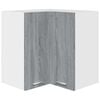 vidaXL Armario esquinero colgante Lyon gris Sonoma 57x57x60 cm