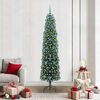 vidaXL &Aacute;rbol de Navidad artificial Verde 210 cm PVC, Acero y Pl&aacute;stico