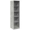 vidaXL Armario de madera contrachapada gris hormig&oacute;n 50x50x200 cm