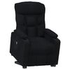 vidaXL Sill&oacute;n elevable tela negro