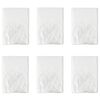 vidaXL Hoja de polvo 6 uds. Transparente 400 x 500 cm HDPE