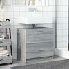 vidaXL Armario de lavabo madera de ingenier&iacute;a gris Sonoma 59x37x59 cm