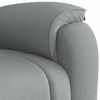vidaXL Sill&oacute;n reclinable de tela gris claro