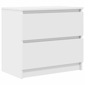 vidaXL Mueble para TV madera contrachapada blanco 60x35x54 cm