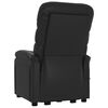 vidaXL Sill&oacute;n elevable cuero sint&eacute;tico negro
