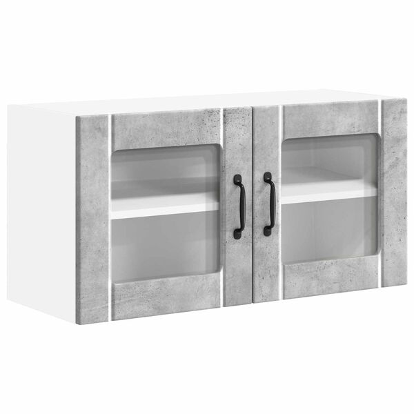 vidaXL Mueble de Cocina Gris Concreto 80 x 31 x 40 cm