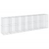 vidaXL Cesta de gaviones con cubierta hierro galvanizado 700x100x200cm
