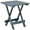 vidaXL Mesa plegable de jard&iacute;n pl&aacute;stico verde 45x43x50 cm