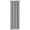 vidaXL Cortina opaca con ojales de metal 270x245 cm gris