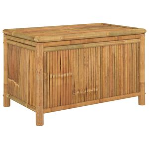 vidaXL Caja de almacenaje de jard&iacute;n bamb&uacute; 90x52x55 cm