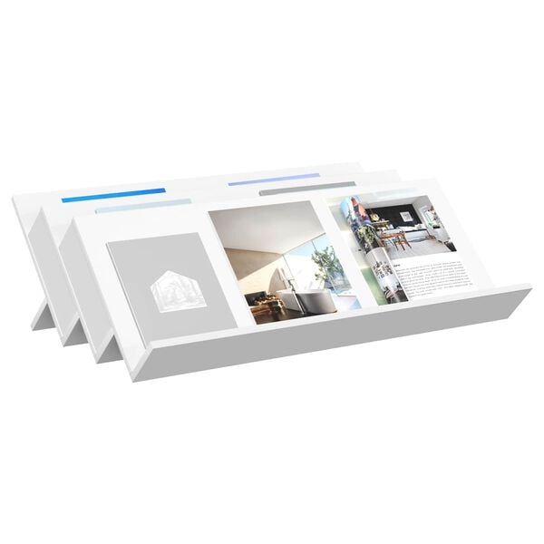 vidaXL Estante de revistas 90 x 53 x 28,5 cm Madera de ingenier&iacute;a