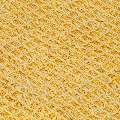 vidaXL Manta de algodón amarillo mostaza 220x250 cm