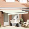 vidaXL Toldo Retr&aacute;ctil Crema 350 x 200 cm tela