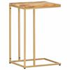 vidaXL Mesa auxiliar de madera maciza de mango 35x45x65 cm