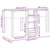 vidaXL Cama Litera para Ni&ntilde;os con colch&oacute;n Madera vieja 100 x 200 cm