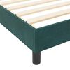 vidaXL Cama tipo Box Spring Verde oscuro 120 x 190 cm Terciopelo